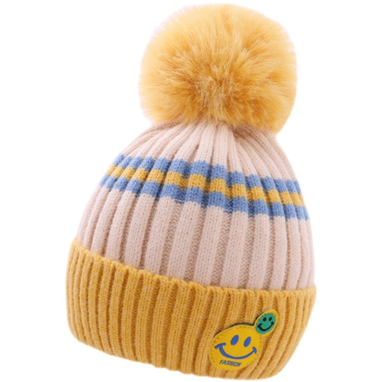 Yellow Warm Hat with Fleece Lining Warm Cap CP5074E