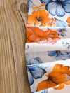 Toddler Baby Girls Casual Cute 2pcs Outfit, Floral Print Bow Sleeveless Dress & Ribbed Cardigan Outdoor Set FD6102E