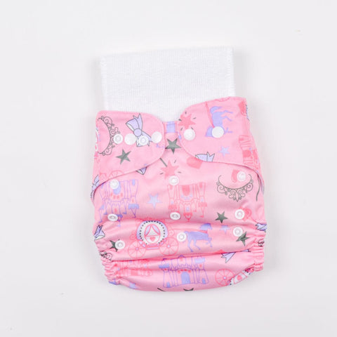 Pink Stars Reusable Baby Infant Nappy Cloth Diaper BCP1017F