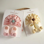 CB Pink Cap and Booties Set CP5067B