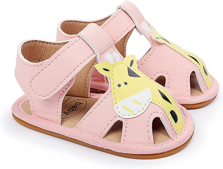 Baby Girls Pink Summer Giraffe Sandals SDL7537B