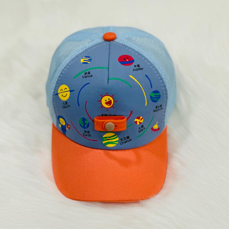 Blue & Peach Color Baseball Cap CP5048