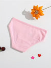 Girls' 4-Pack Animal Print Cotton Underwear - Knit Fabric, Casual Style, Medium Stretch, Regular Fit Briefs for Young Girls with Cute Animal Designs US6113D