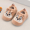 JF Premium Teddy Brown Cozy Baby Plush Booties BTS9126B