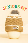 Brown Imported Knitted Warm Winter Wool Cap (6 Months -3 Years) CP5090F