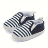 Children's Shoes for Boys and Girls, Cute Striped Canvas Soft Bottom BTS9121B