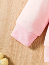 Girls Fashion Sweater Two-Piece Kitten Print Girls Autumn And Winter Pants Pullover Set, for Outdoor TS6038D