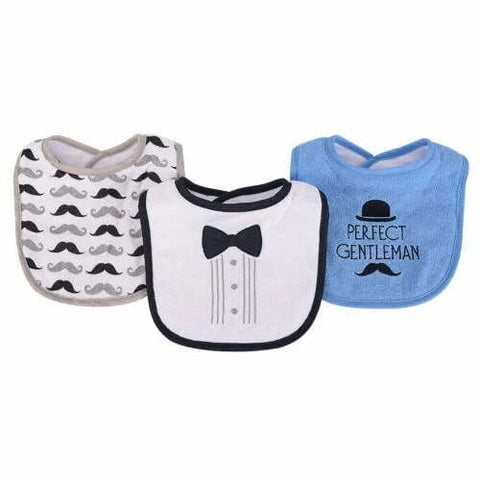 HB Perfect Gentleman Pack of 3 Towel Bibs BB2027