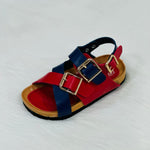 Boys Red & Blue Sandals SDL7523B