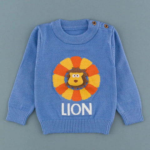 Blue Baby Lion Fashion Sweater Cardigan SC6304C