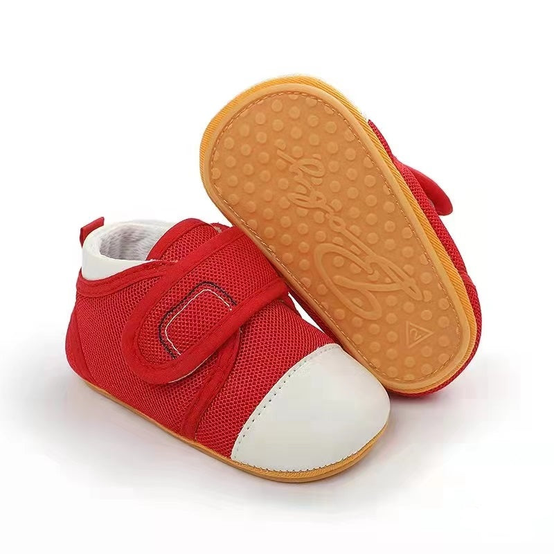 Red & White Baby Shoes SH7137B