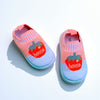 Pink Baby Soft Bottom Walking Sneakers Toddler Rubber Sole Fruit Character First Walkers Infant Shoes SH7168D
