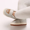 Gray Baby Animal Print Shoes Soft Comfortable PU Cute Bear Booties BTS9112A