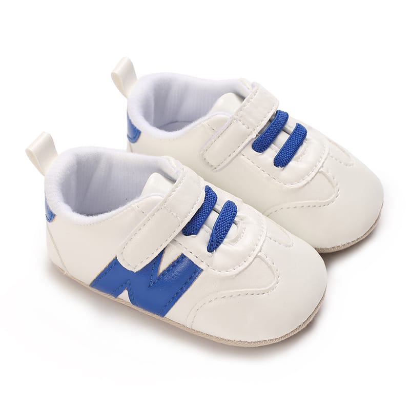 White & Blue Baby Shoes SH7120A