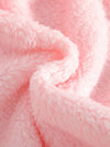 2pcs Adorable Cartoon Cat Fleece Plush Long Sleeve Hoodie And Pants Outfit Set For Baby Girls, Soft Cute And Comfortable Wear For Autumn/Winter HJ6208A