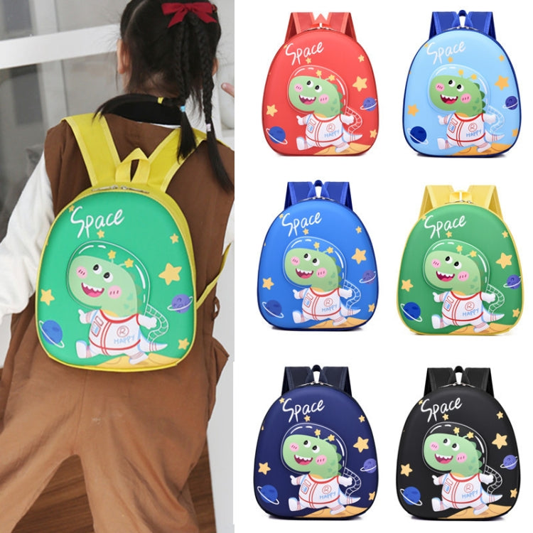 Royal Blue Space Dino Character Premium Quality Bag for Kids BG5517A