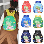 Royal Blue Space Dino Character Premium Quality Bag for Kids BG5517A