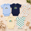 5pcs Adorable Baby Boy's Cotton Romper Set BS6433A