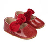 Red Glittering Bow Shoes SH7082B