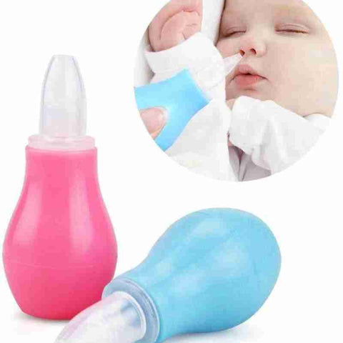 Pink Silicone Newborn Nose Aspirator Toddler Nose Cleaner BCP1004B