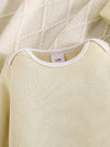 A Cute Cartoon Series Featuring a Little Elephant And a Monkey, Long-Sleeve Onesie with a Hat Is Ideal for Keeping Babies Warm in Autumn And Winter for Outdoor BS6137H