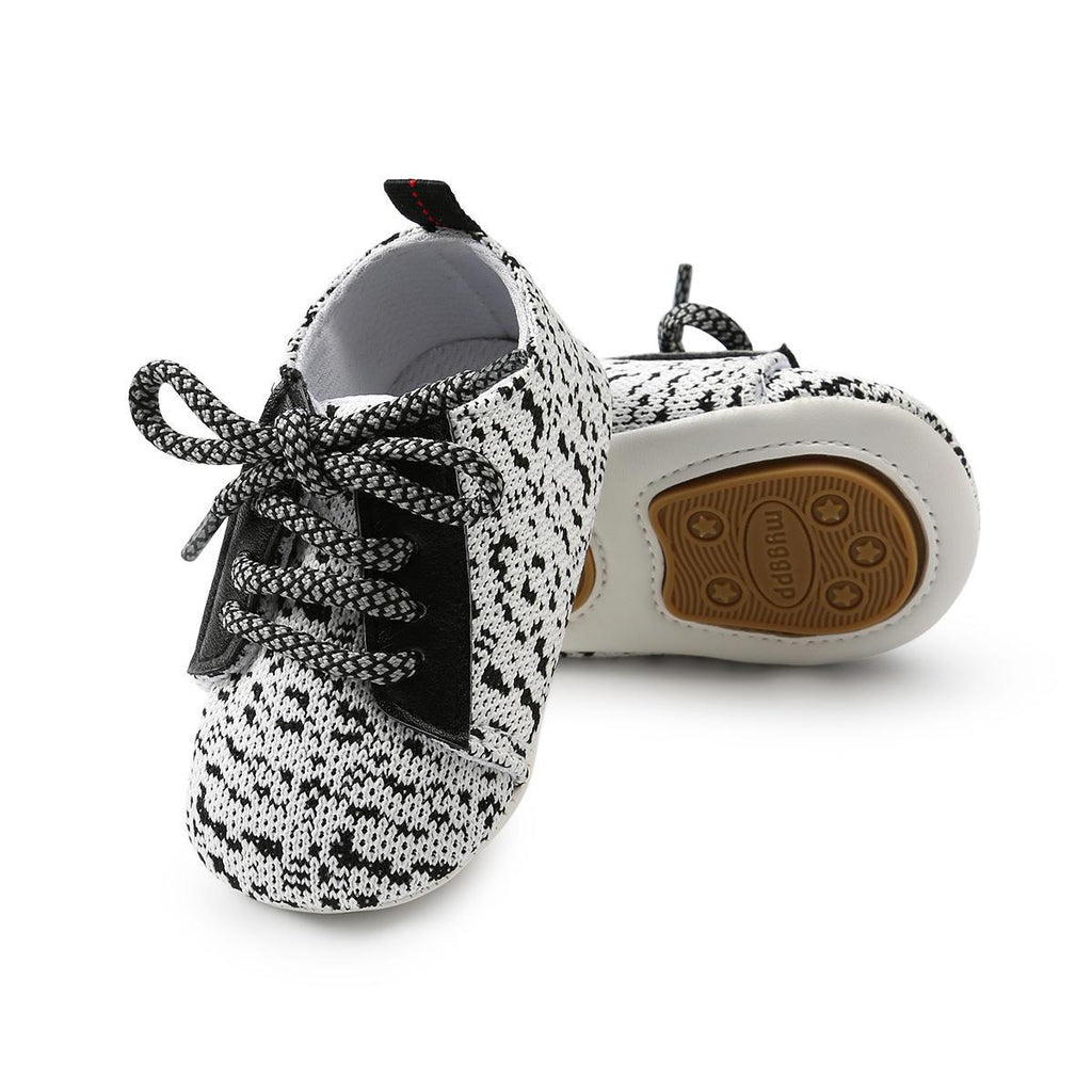 Black & White Casual Infant Baby Shoes SH7139B