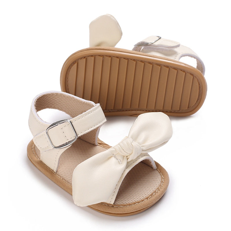 Off-white Sandals with Bow SDL7502A