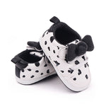 White & Black Baby Crib Shoe Toddler Loafers Cute Bows Sneakers Booties BTS9096A