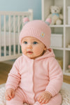 Pink Winter Baby Fashion Knitted Woolen Warm Cap CP5069A