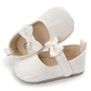 White Baby Princess Soft Sole Booties BTS9114D