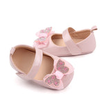 Pink Baby Girl Princess Shoes with Shiny Diamond SH7106B