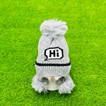 Grey Winter Warm "Hi" Wool Cap CP5005C