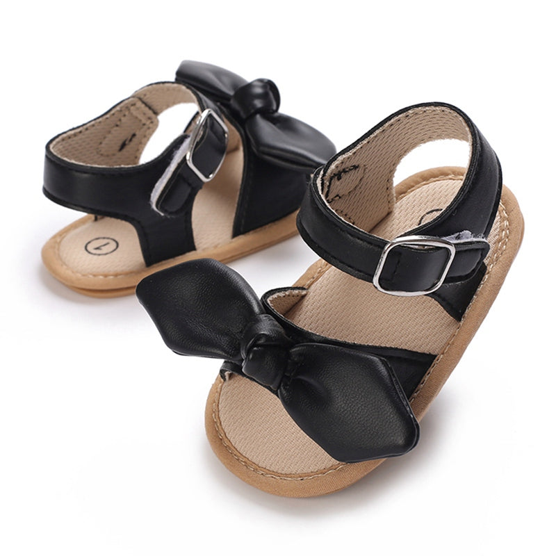 Balck Sandals with Bow SDL7502C