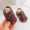 JF Chocolate Brown Summer Rubber-Sole Sandals for Boy SDL7588E