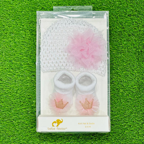 BF 2pcs Knit Hat and Sock Set CP5012A