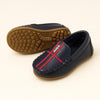 Navy Blue Casual non-Slip Low Top Loafer Shoes for Baby Boys SH7172C