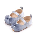 Silver Infant Baby Girls' Soft Sole Anti-Slip and Breathable Princess Shoes SH7109A