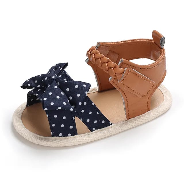 Blue Doted Sandals SDL7507C