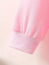 Pink ROYAL TOTS Girls' Cozy Cartoon Animal Sweatshirt - Long Sleeve, Crew Neck Pullover for Fall/Winter SS6096A