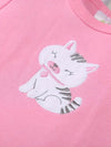 5pcs Baby's Comfy Cotton Triangle Bodysuit, Flower & Polka Dots Pattern & Embroidery Casual Short Sleeve Romper, Toddler & Infant Girl's Outdoor Clothes For Summer, As Gift BS6098H