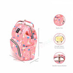 Pink Unicorn Mother's backpack (diaper bag) Comfortable for Travelling Mothers, Premium Quality BG5512A