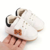 White & Black Bear Shoes SH7153A