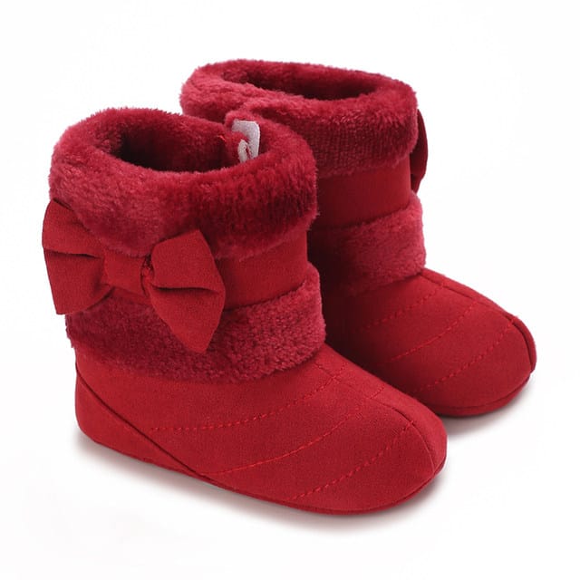 Red Cute Comfortable Baby Warm Shoes SH7148C