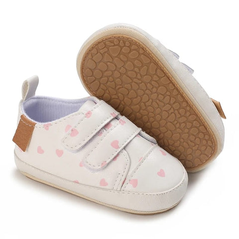 White Heart Baby Shoes SH7122A