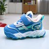 Blue & Sliver with Duck Face Jogger Shoes SH7048A