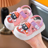 Kids Pink Lightweight Breathable Sandals - Non-Slip PVC Sole with Hook & Loop Closure, Low-Top Open-Toe Casual Suitable for Spring Summer Sandals SDL7571A