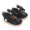 Black Bow Booties BTS9117D