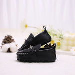 Casual Slip-on Low Top Loafer Black Booties for Baby Boys BTS9103A