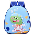 Sky Blue Space Dino Character Premium Quality Bag for Kids BG5517E