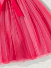 Charming Summer Floral Print Princess Dress for Girls - Soft & Breathable Tulle with Ruffle Sleeves FD6110G